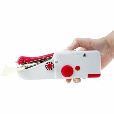 Handheld Nähmaschine Weißkörper Ausgang DC 6V/1000mA Batteriebetriebene Originalbox