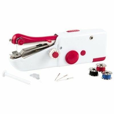 Handheld Nähmaschine Weißkörper Ausgang DC 6V/1000mA Batteriebetriebene Originalbox