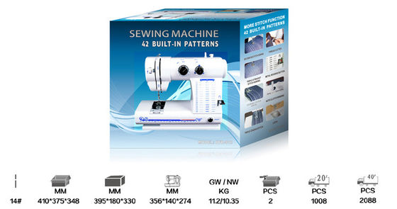 214X134X253MM Flachbett Schmetterling Overlock Haushalts Nähmaschine perfekt für zu Hause
