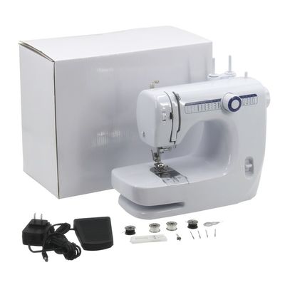 Verriegelungsstichformation Tragbare Doppelnadel-Ledernahtmaschine für Strickgewebe