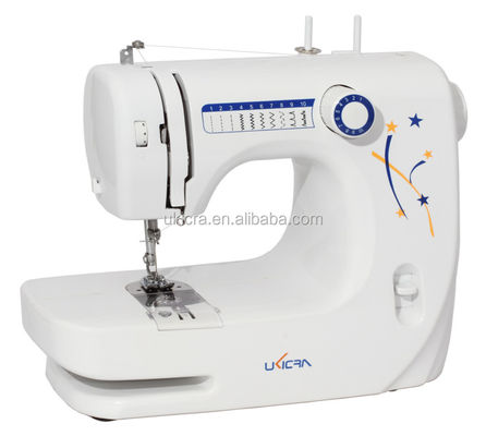 Multifunktions-Bruder Nähmaschine UFR-608 Weiß Gesamtgröße 33,5*14,5*24,5cm